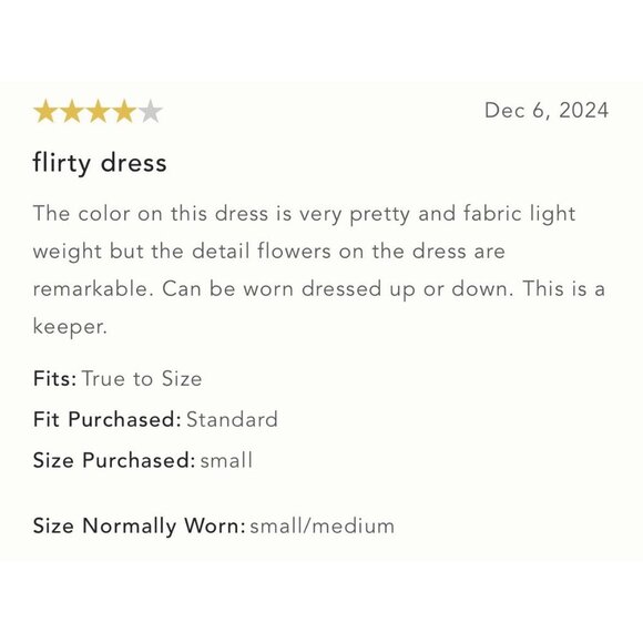 NWT Size 3X - Porridge Short-Sleeve Sheer 3-D Floral Shirtdress (NWT US$ 178) - Picture 10 of 16